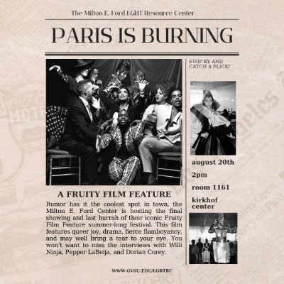 Paris is Burning: A Fruity Film Feature